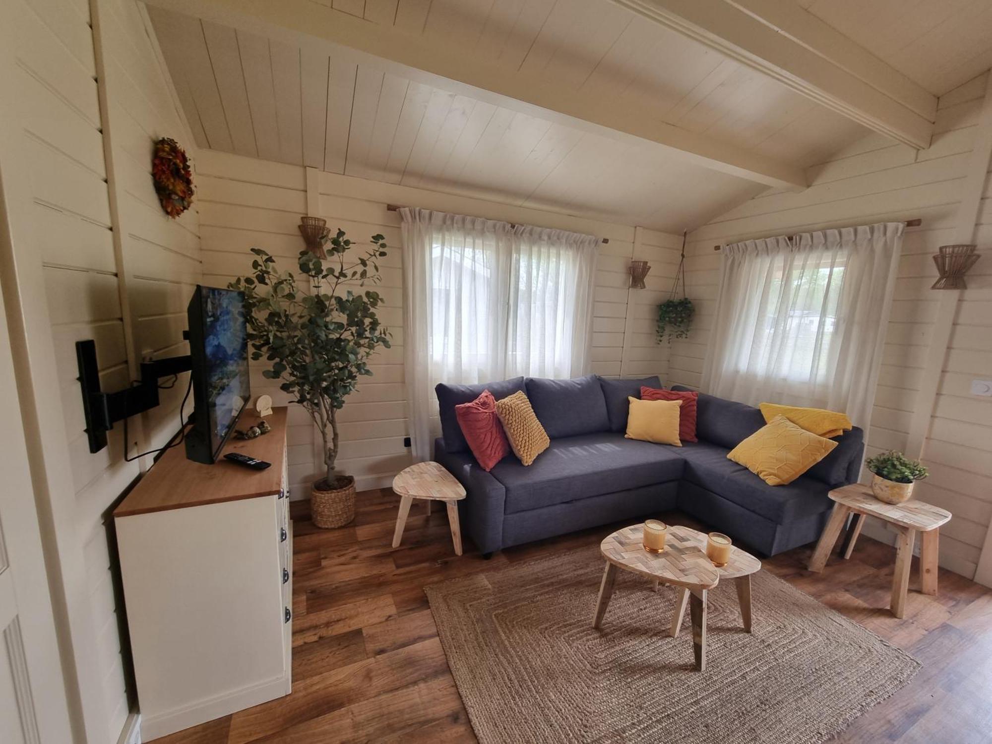 Nieuw - Luxe Blokhut Chalet In Bosrijke Omgeving Anloo Luaran gambar