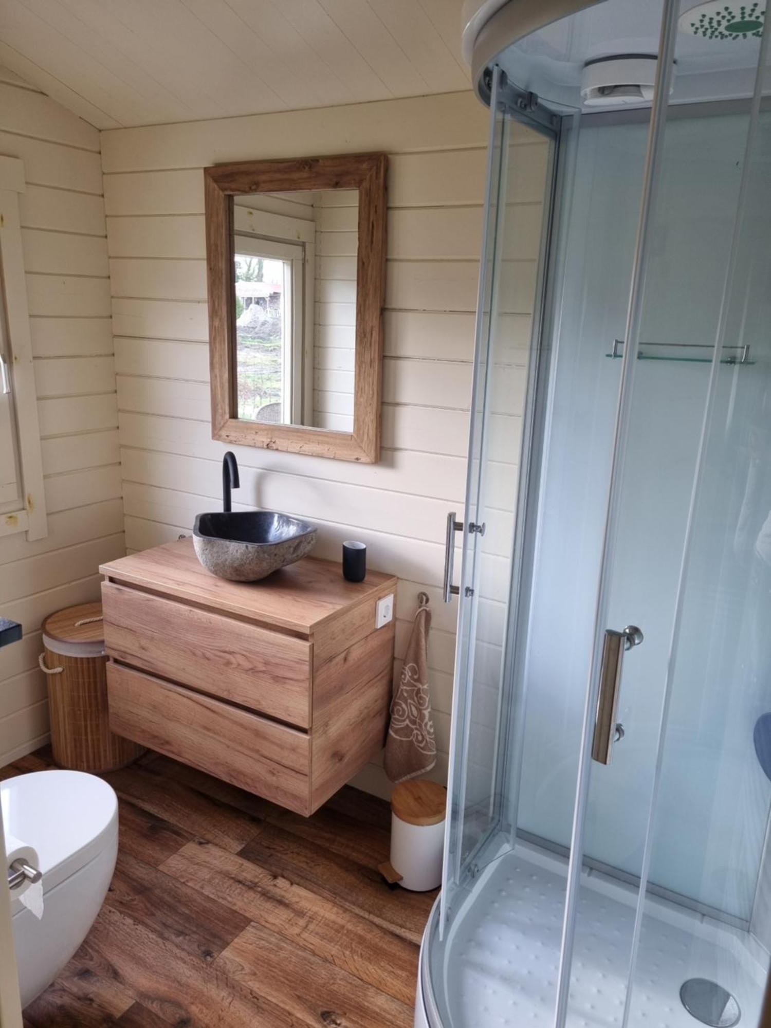 Nieuw - Luxe Blokhut Chalet In Bosrijke Omgeving Anloo Luaran gambar